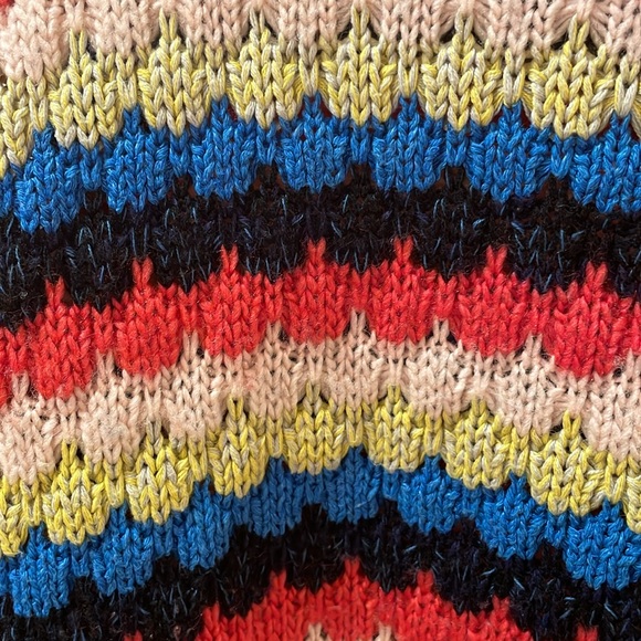 Topshop Multicolour Scale Knit jumper sweater - Picture 4 of 5
